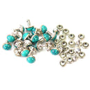 20Pairs Turquoise Stud Punk Rivets For Jeans Clothes Bags Decor DIY Craft 8 Hot