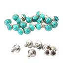 20Pairs Turquoise Stud Punk Rivets For Jeans Clothes Bags Decor DIY Craft 8 Hot