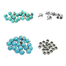 20Pairs Turquoise Stud Punk Rivets For Jeans Clothes Bags Decor DIY Craft 8 Hot