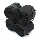 2sets Self-Adhesive Sticky Hook Fastener-Tape Loop Black Garment  Black