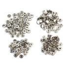 Sewing Fastener Stud Buttons Popper Sets Snap Leather Press Kit Metal Tools Hot