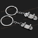 1 Pair Keychain Slide Board Alloy Material Keyring 2 different Size