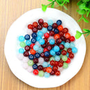 100pcs 8mm Charms Round Glass Loose Spacer Beads Findings Jewelry DIY