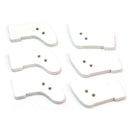 100x Mix Wooden buttons Sock-shaped Sewing scrapbooking Handmade crafts 30mm