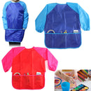 1 PC Waterproof Kids Children Painting Drawing Cooking Apron Smock with 3 Hot
