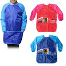 1 PC Waterproof Kids Children Painting Drawing Cooking Apron Smock with 3 Hot
