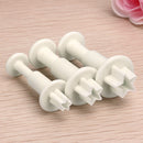 3X Star Shape Sugar craft Decorations Plunger Paste Cookie Cake Cutter Mold