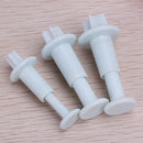 3X Star Shape Sugar craft Decorations Plunger Paste Cookie Cake Cutter Mold
