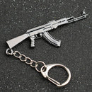 1 pc Creative Alloy Metal Keyfob Gift Gun Shape Keyring Keychain Key Chain Hot