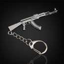 1 pc Creative Alloy Metal Keyfob Gift Gun Shape Keyring Keychain Key Chain Hot