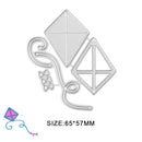 Cutting Dies kite Shape Stencils Scrapbooking Album Paper Embossing