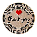 High Quality Kraft Paper Stickers Labels Letter Printed Used For Envelop Sealing