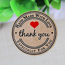 High Quality Kraft Paper Stickers Labels Letter Printed Used For Envelop Sealing