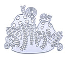 Mushroom Snail Cutting Dies Stencils Stamps Scrapbooking Embossing Carbon Steel