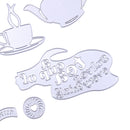 Teapot Shape Cutting Dies Stencil DIY Scrapbooking Album Paper Card Embossing
