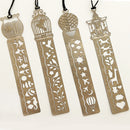 Graffiti Ruler Metal Bookmarks Ruler Creative Hollow Cute Book Marks Stationery