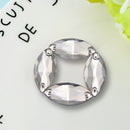 20pcs Teardrop Sew On Rhinestone Flatback Crystal Glass Strass Sewing Stones