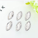20pcs Teardrop Sew On Rhinestone Flatback Crystal Glass Strass Sewing Stones