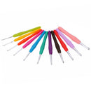 11 x Sizes Multi coloured Soft Handle Aluminum Crochet Hooks Needles Set 2 Hot