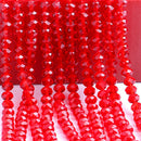 new 145pcs Faceted Crystal Glass Loose Spacer Beads 4mm DIY Wholesale
