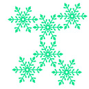 Snowflake Shape Metal Cutting Dies Stencils Embossing Scrapbook Paper Card Craft