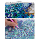 Full Drill 5D DIY Diamond Painting Cross Stitch Candlelight Flower Art Home Deco