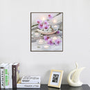 Full Drill 5D DIY Diamond Painting Cross Stitch Candlelight Flower Art Home Deco