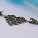 Heart Shape Cardigan Sweater Blouse Shawl Clips Shirt Collar Clasps Clothing Pin