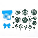 Flower baske Metal Cutting Dies Stencil Scrapbook Embossing Paper Card Craft DIY