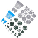 Flower baske Metal Cutting Dies Stencil Scrapbook Embossing Paper Card Craft DIY