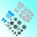 Flower baske Metal Cutting Dies Stencil Scrapbook Embossing Paper Card Craft DIY