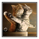 Couple Cat 5D Diamond Painting DIY Art Stitch Craft Kit Home Wall Decorative
