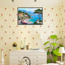 1Pc Love Sea 5D Full Drill Diamond Painting Cross Stitch Kit Art Decor