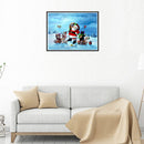 Santa Claus Diamond Painting Embroidery Cross Crafts Stitch Kit Decor Indoor