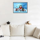 Santa Claus Diamond Painting Embroidery Cross Crafts Stitch Kit Decor Indoor