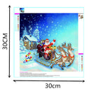 1Pc Santa Claus 5D Full Drill Diamond Painting Cross Stitch Kit Art Decor