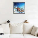 1Pcs Santa Claus Diamond Painting Full Drills Lovely Design 5D Embroidery