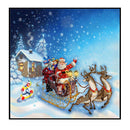 1Pc Santa Claus 5D Full Drill Diamond Painting Cross Stitch Kit Art Decor
