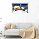 1Pc Christmas snow 5D Full Drill Diamond Painting Cross Stitch Kit Art Decor