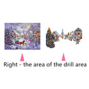 1Pc Snow Carriage 5D Full Drill Diamond Painting Cross Stitch Kit Art Decor