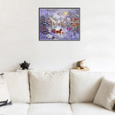 1Pc Snow Carriage 5D Full Drill Diamond Painting Cross Stitch Kit Art Decor