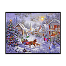 1Pc Snow Carriage 5D Full Drill Diamond Painting Cross Stitch Kit Art Decor