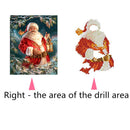 1Pc Santa Claus 5D Full Drill Diamond Painting Cross Stitch Kit Art Decor