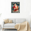 1Pcs Santa Claus Diamond Painting Full Drills Lovely Design 5D Embroidery