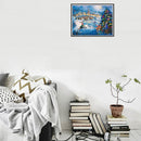 1Pc Christmas night 5D Full Drill Diamond Painting Cross Stitch Kit Art Decor