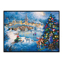 1Pc Christmas night 5D Full Drill Diamond Painting Cross Stitch Kit Art Decor