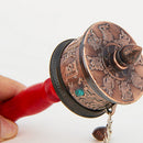 1 Pcs 14cm Moving Hand Moving Tibet Buddhist Spinning Prayer Wheel For Wish Hot