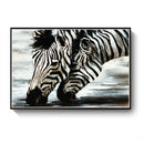 Canvas Wall Art Wild Life Zebra Painting Artwork for Home Decor Wall Hanging