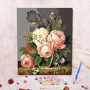 Hand Painted Flower Sunflower DIY Oil Painting by Numbers Canvas Kit Decor Gift