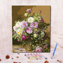 Hand-painted Flower Sunflower DIY Oil Painting by Numbers Canvas Kit Decor Gift